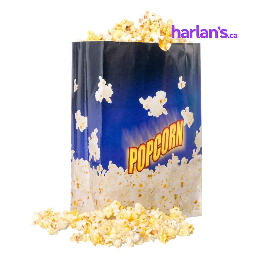 170oz Purple Butter-Proof Popcorn Theatre Bag -500/case -Item#84B170C