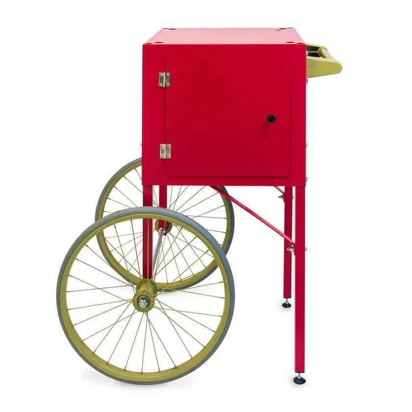 Red Popcorn Cart for Fun Pop 4-oz Popper