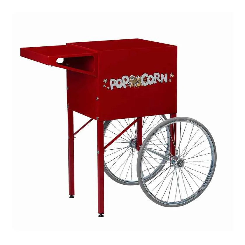 Red Popcorn Cart for 6-oz and 8-oz Popper