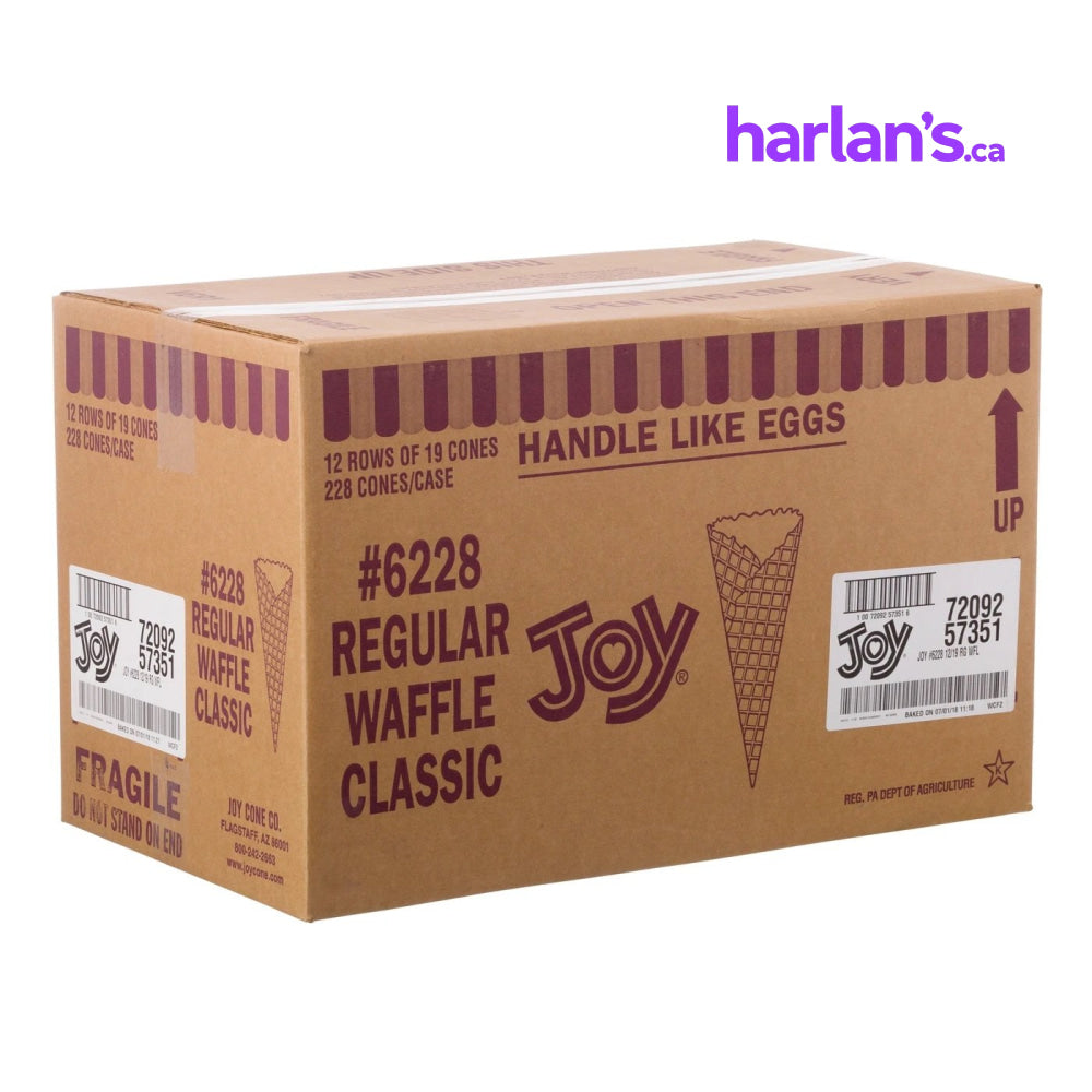 #6228 REGULAR WAFFLE CONE - Not For Online Sale - Contact us for quote - Harlan Fairbanks Canada