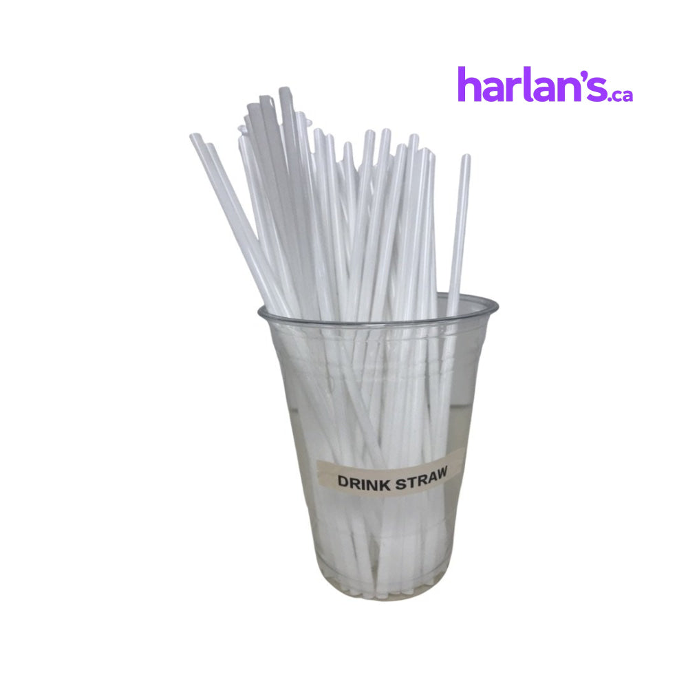 8'' Drink Straws (914SM) Bag of 250 -Item#80M8 - Harlan Fairbanks Canada