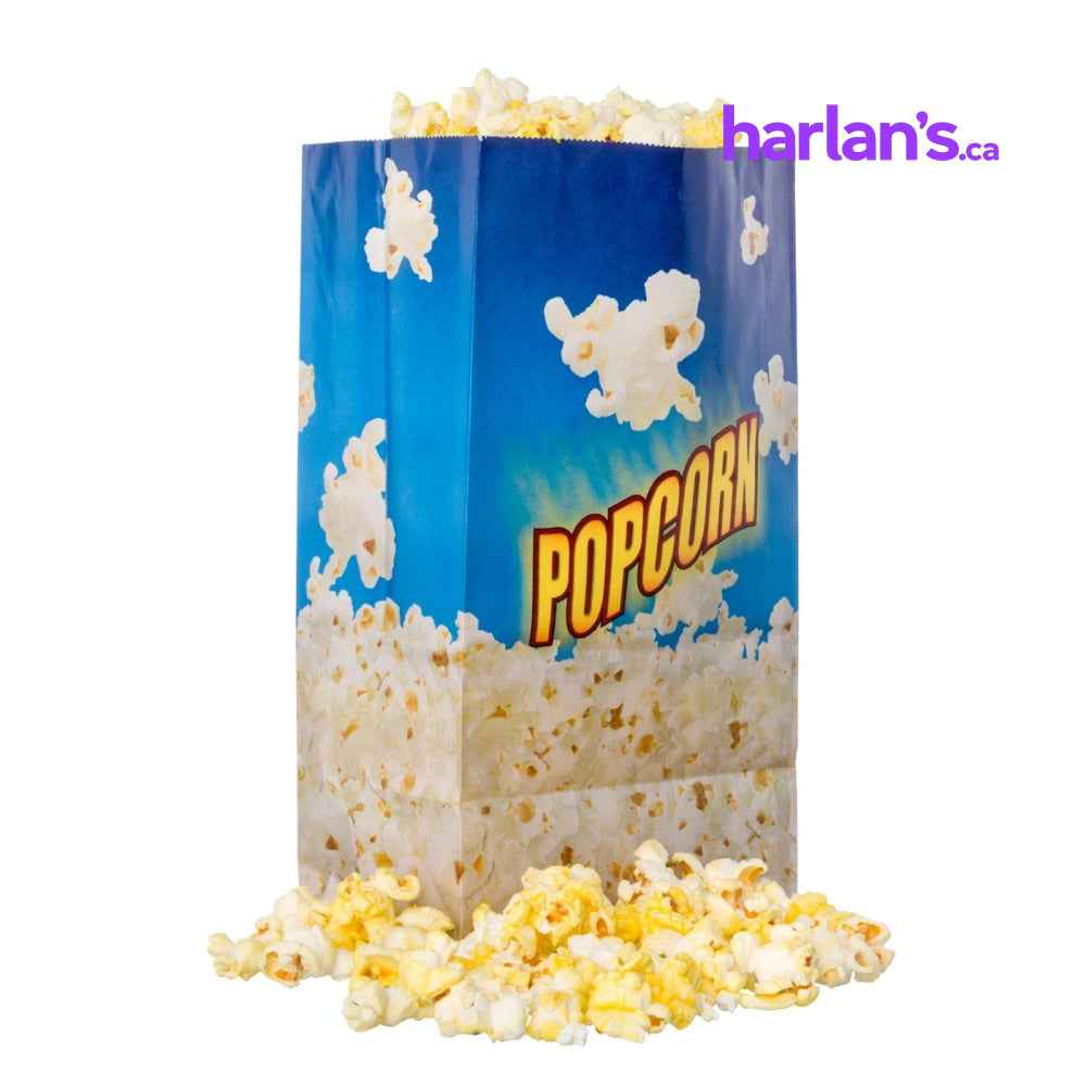 85oz Blue Butter-Proof Popcorn Theatre Bag -1000/case -Item#84BB85