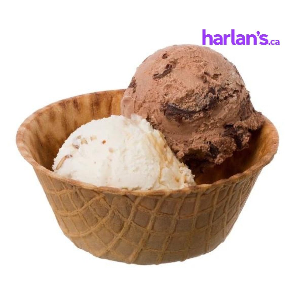 #87060 WAFFLE BOWL 6x10 per case - Not For Online Sale - Contact us for quote - Harlan Fairbanks Canada