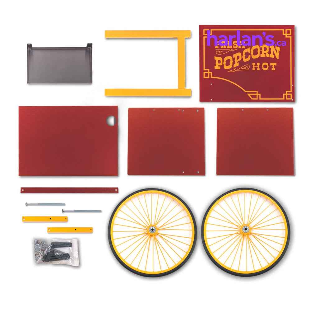 Antique Red Goldrush Two-Wheel Knock Down Wagon unassembled -Item#GRKS-X - Call us for pricing