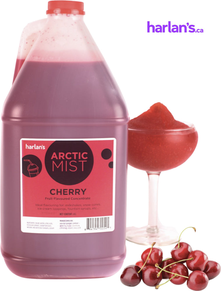 Arctic Mist Syrup Concentrate - Cherry (1x4L) Item#41558 - Harlan Fairbanks Canada