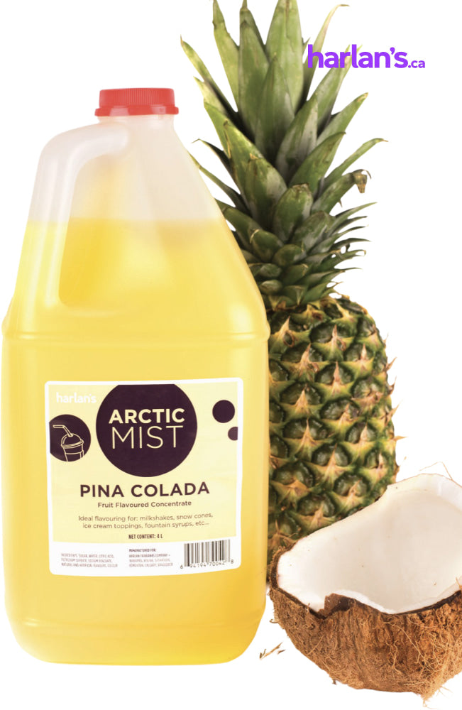 Arctic Mist Syrup Concentrate - Pina Colada (1x4L) Item#41567 - Harlan Fairbanks Canada