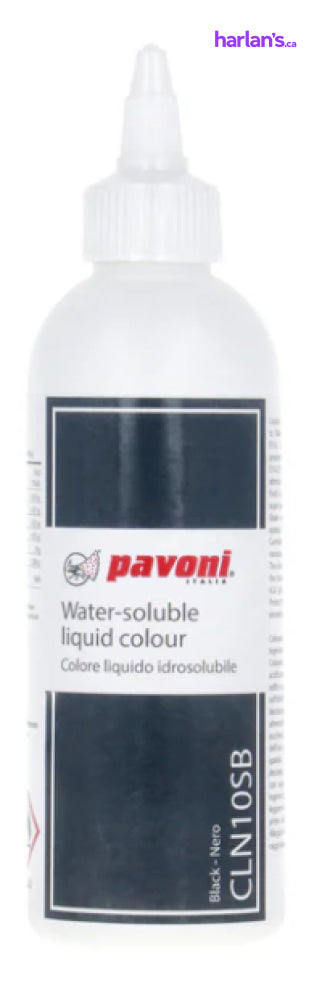 BLACK LIQUID WATER SOLOUBLE 190ML PAVONI - ITEM# 45CLN10SB - Harlan Fairbanks Canada