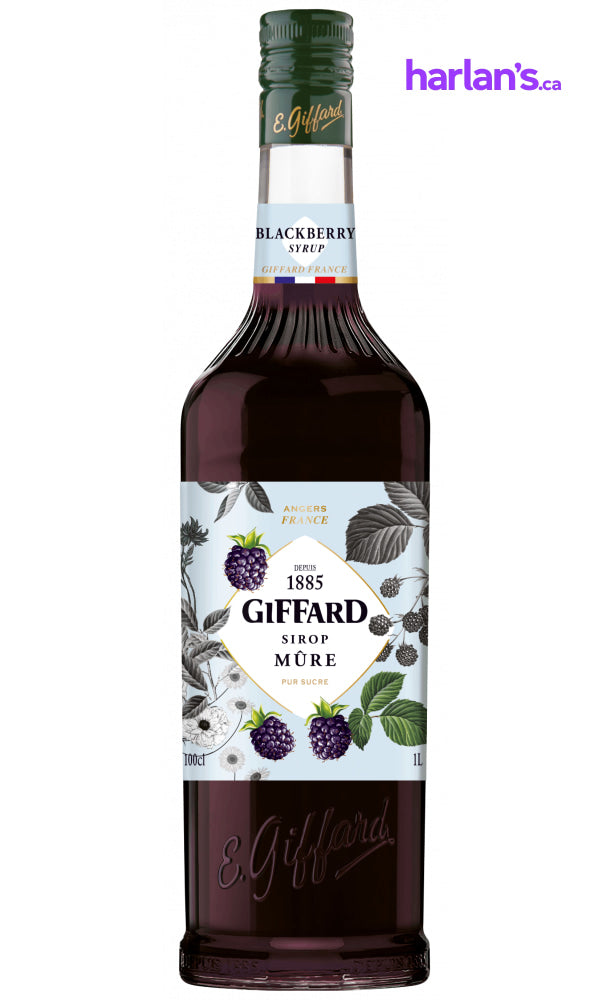 Blackberry Syrup (1L | Mix & Match Flavours - groups of 6) - Harlan Fairbanks Canada