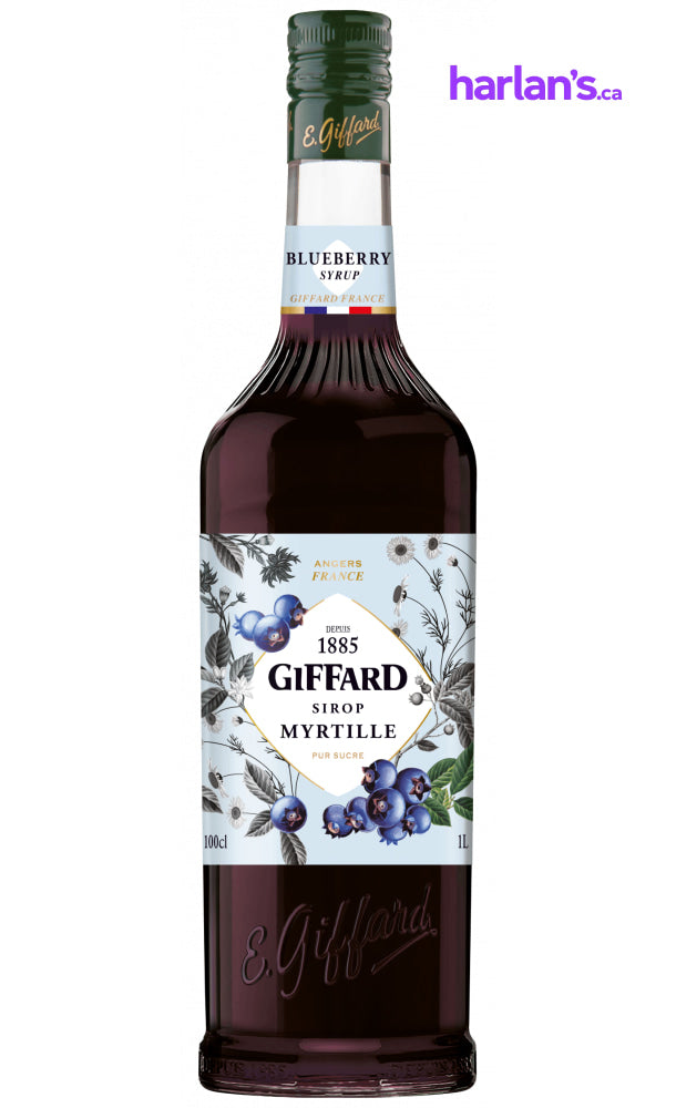 Blueberry Syrup (1L | Mix & Match Flavours - groups of 6) - Harlan Fairbanks Canada