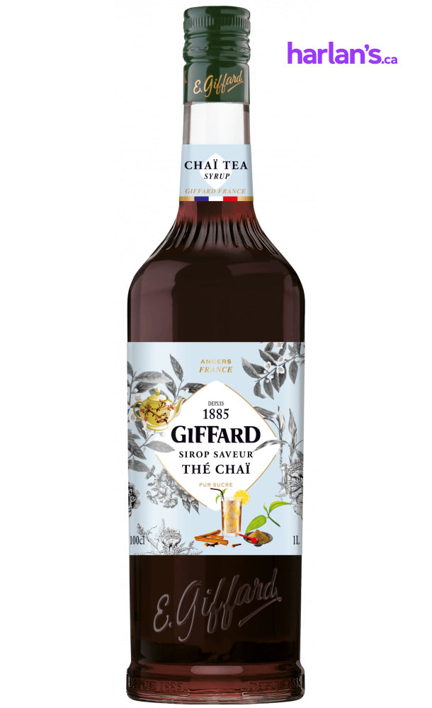 Chai Tea Syrup (1L | Mix & Match Flavours - groups of 6) - Harlan Fairbanks Canada