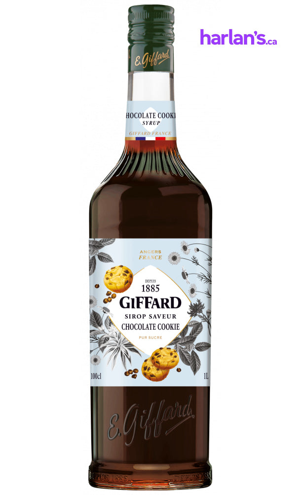 Chocolate Cookie Syrup (1L | Mix & Match Flavours - groups of 6) - Harlan Fairbanks Canada