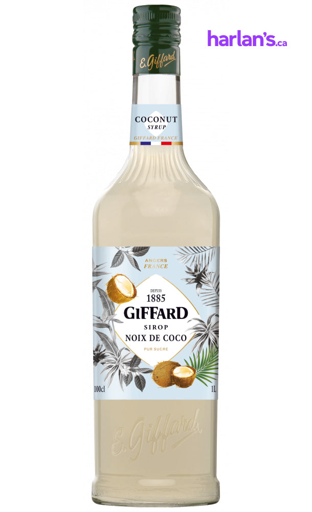 Coconut Syrup (1L | Mix & Match Flavours - groups of 6) - Harlan Fairbanks Canada