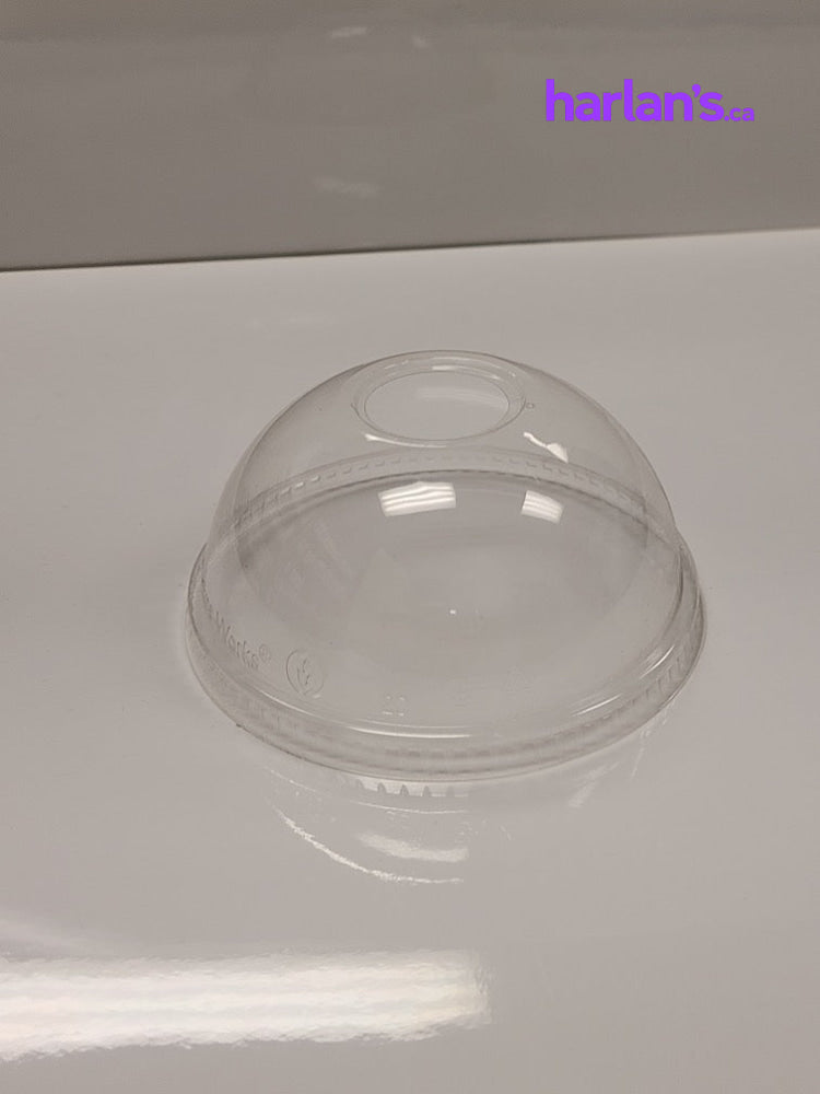 Compostable Dome Lid 12oz-24oz - 1000/case - Item#841224D - Harlan Fairbanks Canada