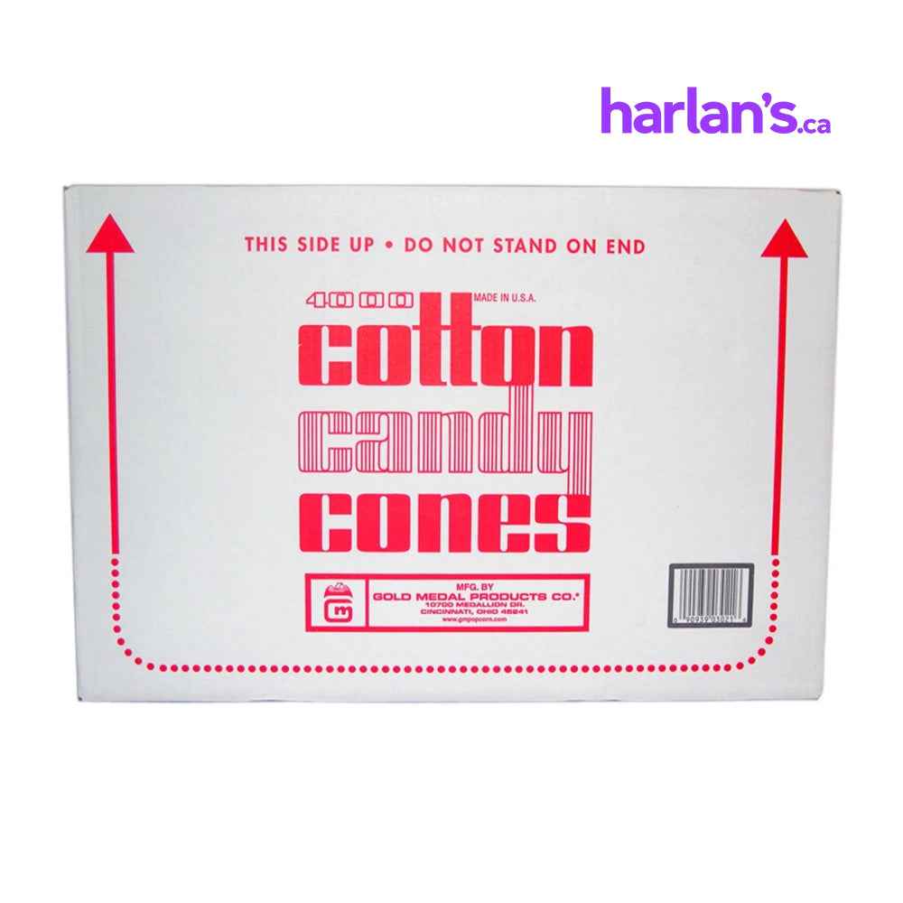 Cotton Candy Cones - Master Case of 4,000 Units -Item#5570