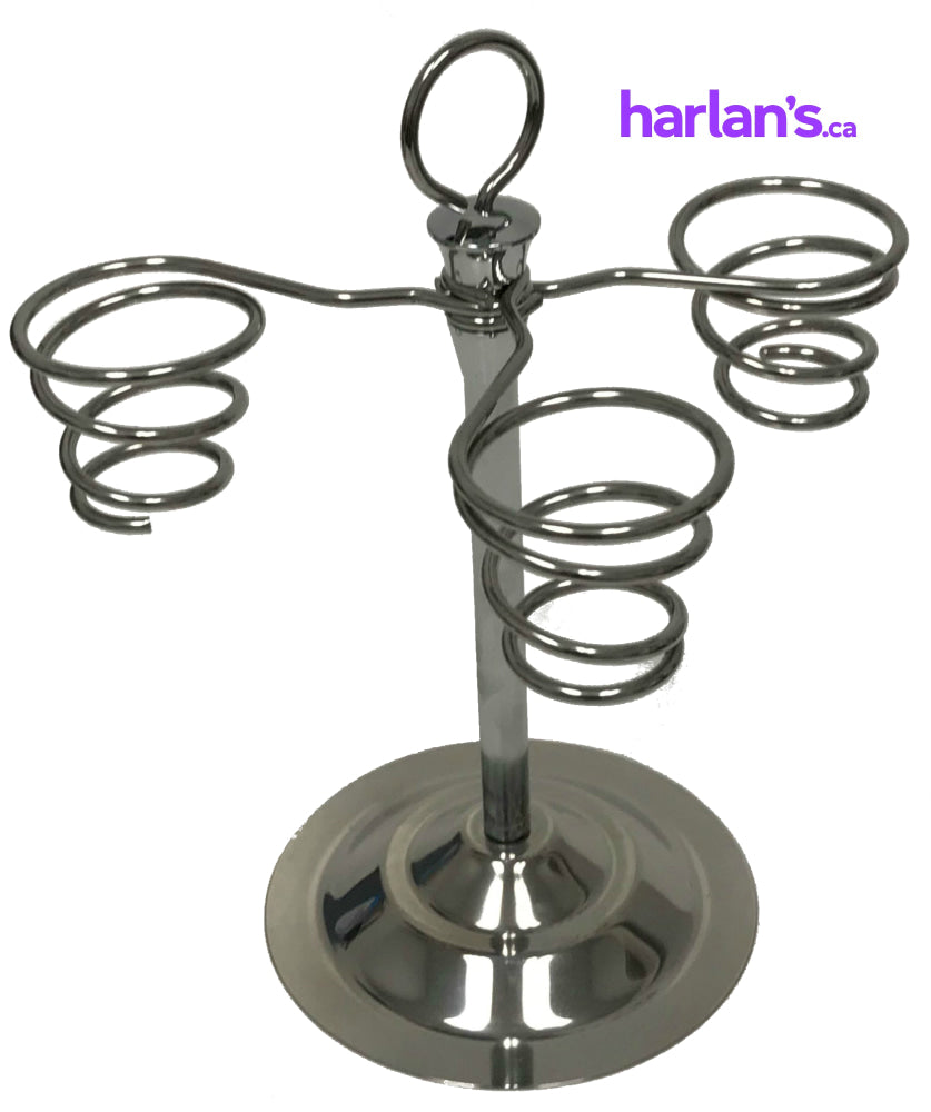 Counter Cone Holder 3 Holes Stainless Steel (19.5x16x11cm) - Item#45154 - Harlan Fairbanks Canada