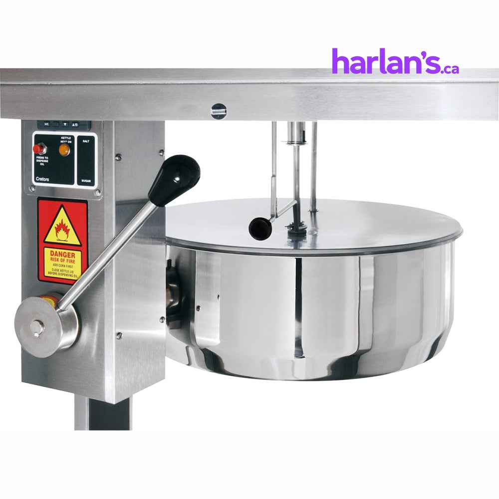 Cretors 32oz Mach 5 Floor Model 3' Popper - 50AMP -Item#M532D1E-F1OX-CSS - Call us for pricing
