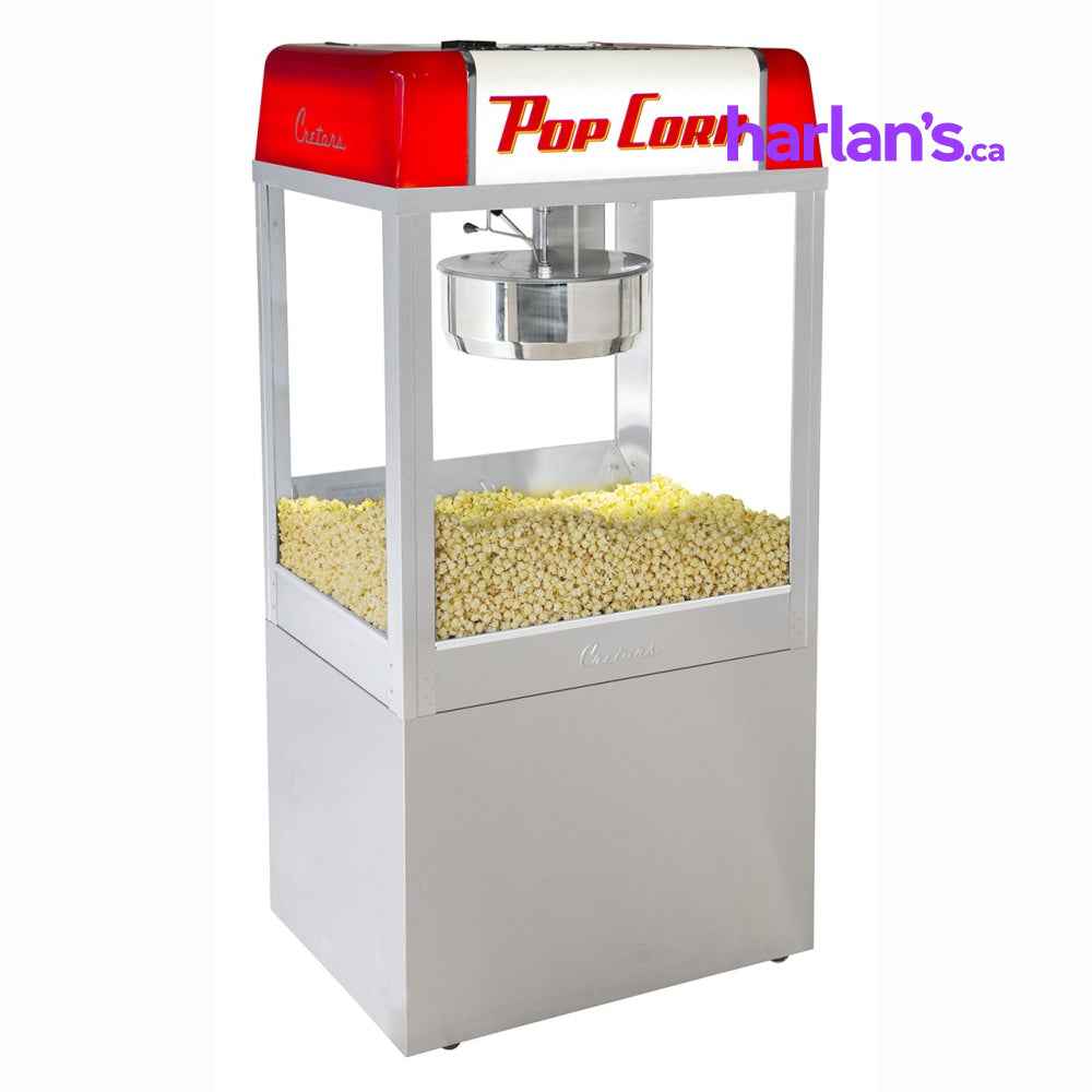 Cretors 32oz Mach 5 Floor Model 3' Popper with Lighted Retro Plastic Top -Item#M532D1E-F7XX-CSS - Call us for pricing