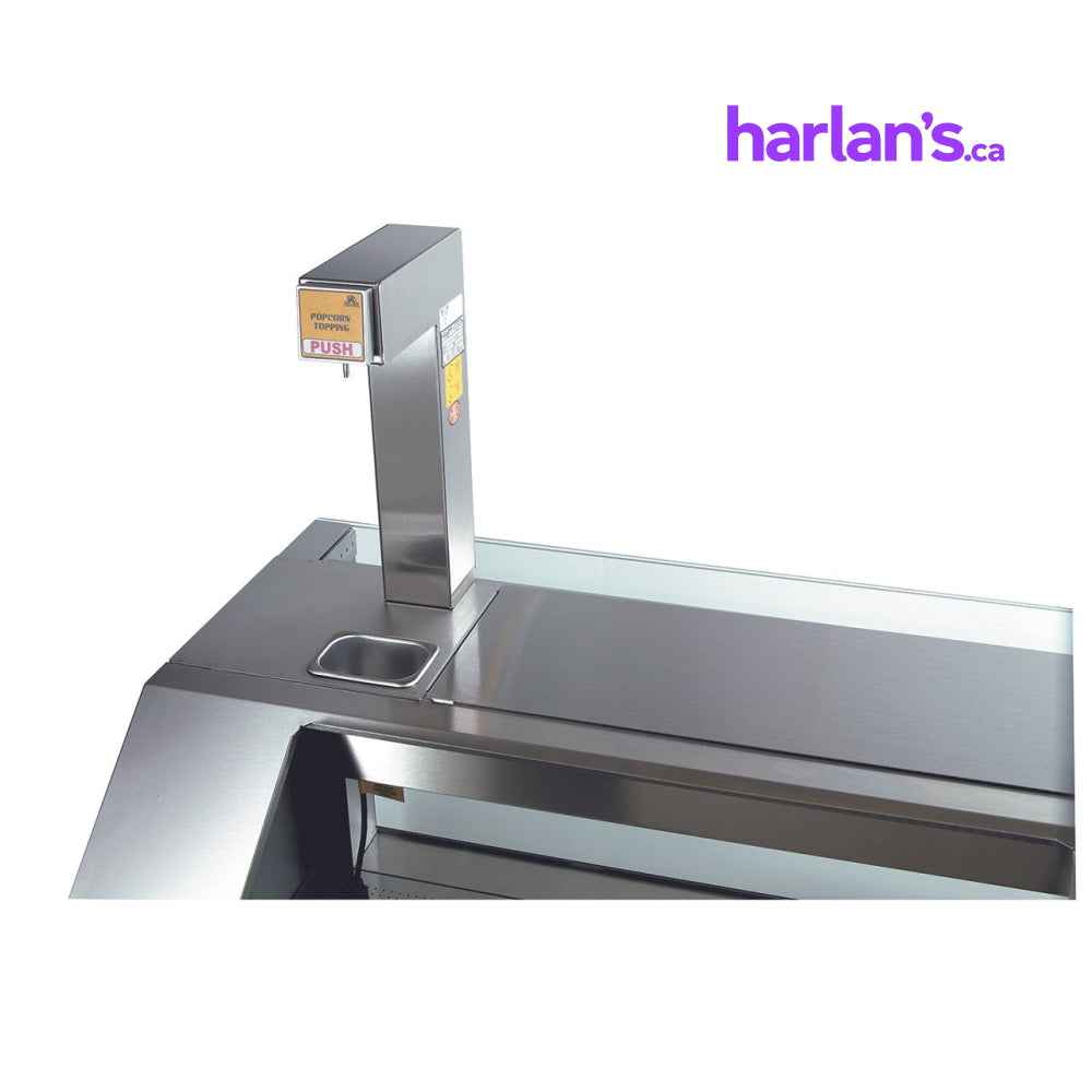 Cretors 36" Integrated Butter Topper and Counter Showcase -Item#CSWT36A-G-X - Call us for pricing