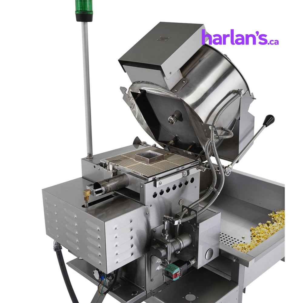 Cretors 60z Gas Thunder Kettle Pedestal Popper with Infrared Burner - Right Hand -Item#GT60ANR-CP - Call us for pricing