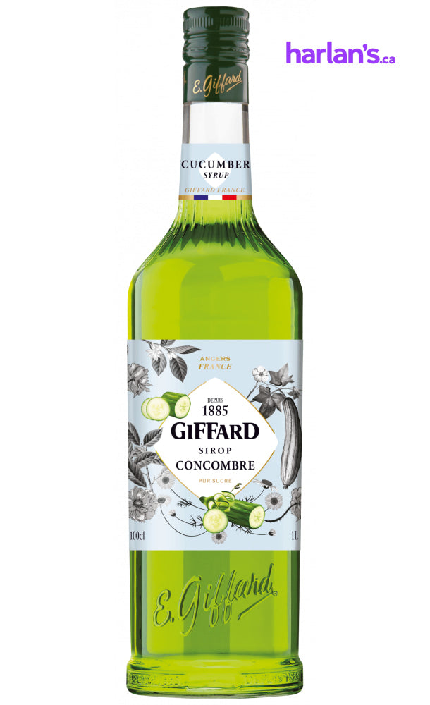 Cucumber Syrup (1L | Mix & Match Flavours - groups of 6) - Harlan Fairbanks Canada