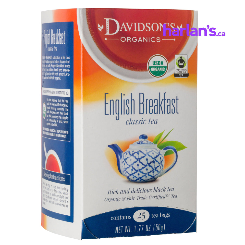 Davidson's English Breakfast (6x25 bags) - Item# 202638 - Harlan Fairbanks Canada