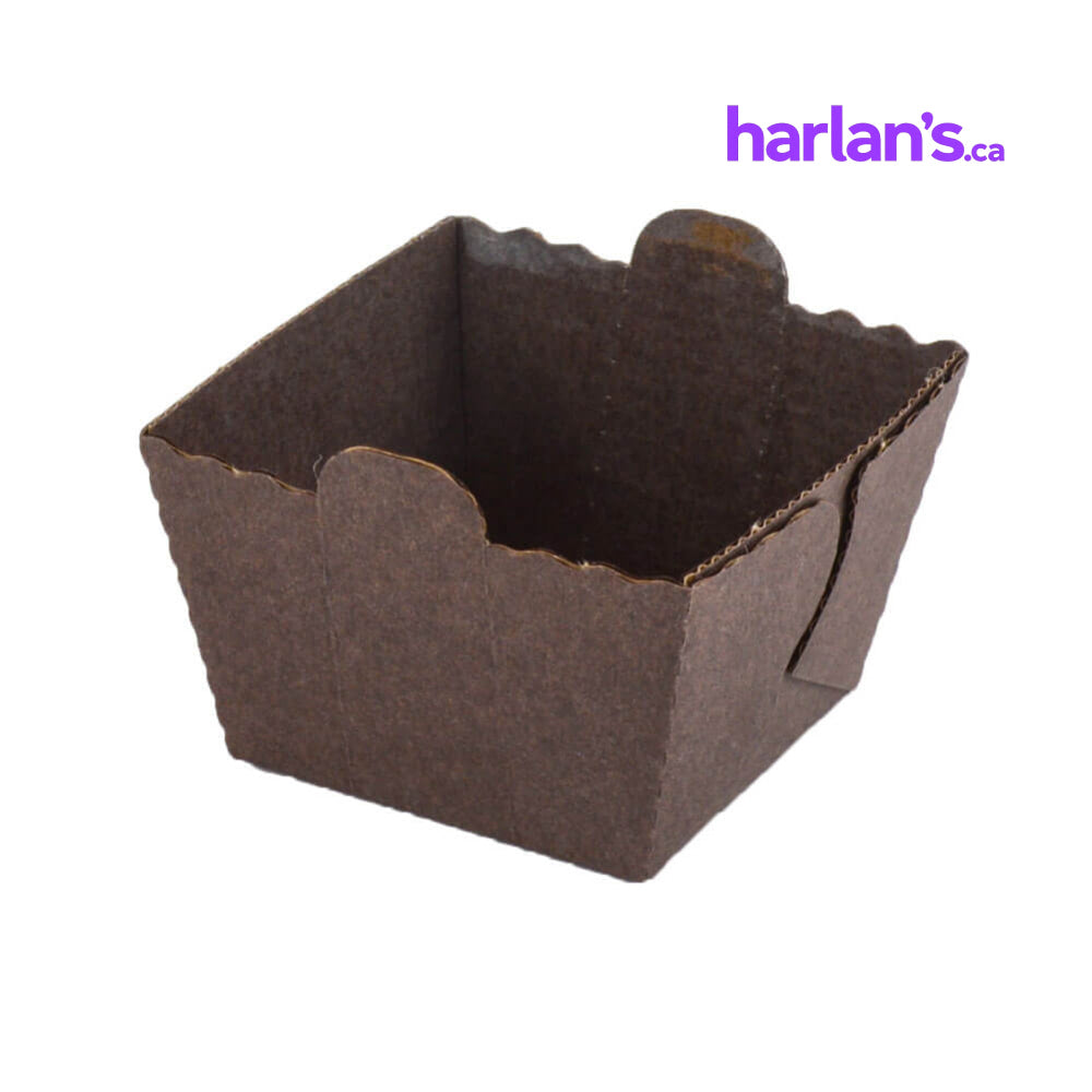 EASY BAKE CUBE BROWN 12PCS - Brown (4x5cm) 4514001G - Harlan Fairbanks Canada