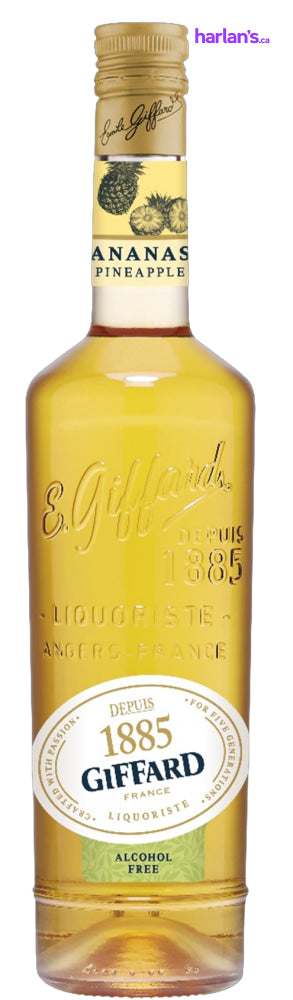Giffard Pineapple (700ml | Mix & Match Flavours - groups of 6) - Item# 220716 - Harlan Fairbanks Canada