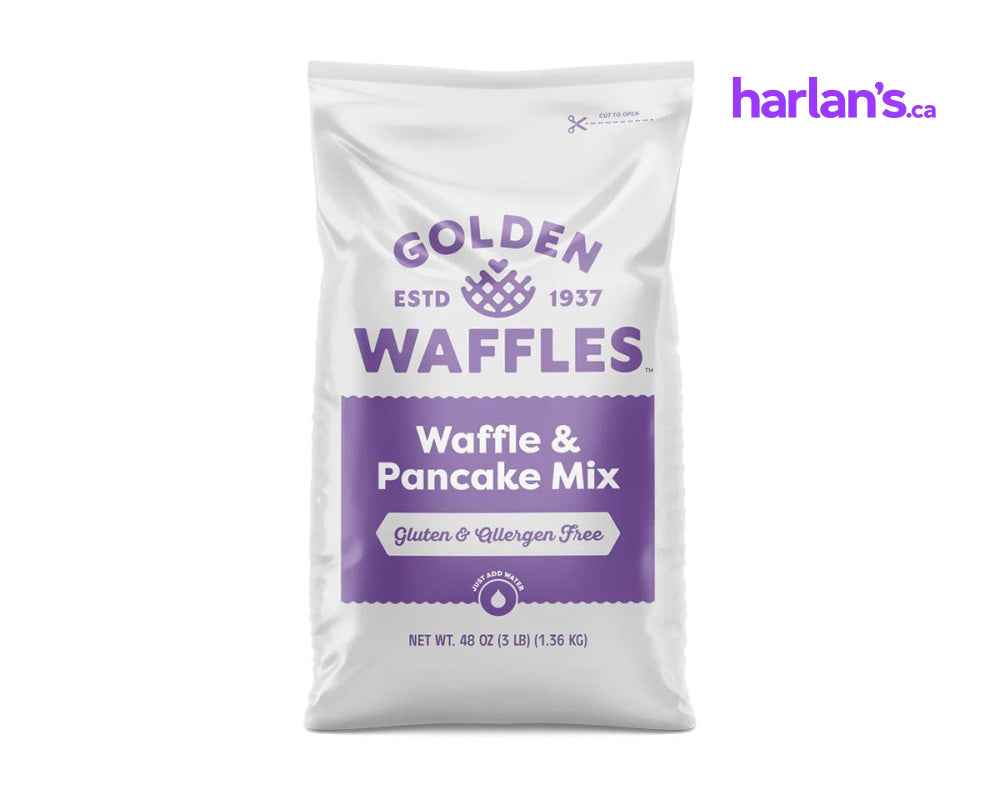 Golden GLUTEN FREE Waffle Mix (5x3.75LB) - Item#3715