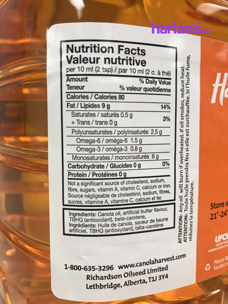 Harlan's Topping Oil -Item#51244 - Harlan Fairbanks Canada