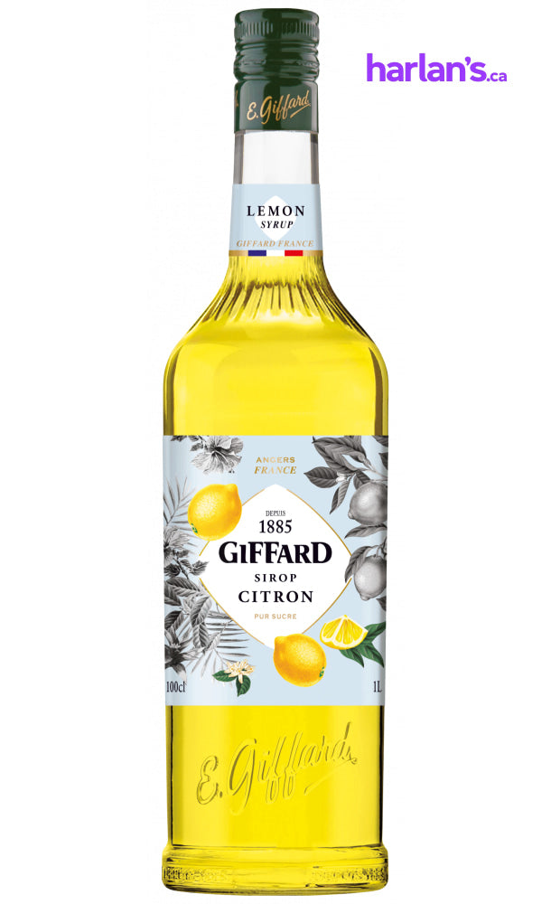 Lemon Syrup (1L | Mix & Match Flavours - groups of 6) - Harlan Fairbanks Canada