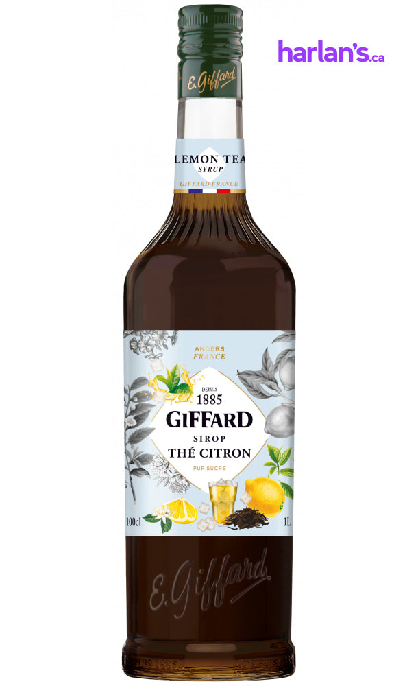 Lemon Tea Syrup (1L | Mix & Match Flavours - groups of 6) - Harlan Fairbanks Canada