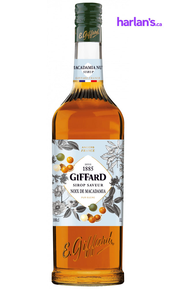 Macadamia Syrup (1L | Mix & Match Flavours - groups of 6) - Harlan Fairbanks Canada