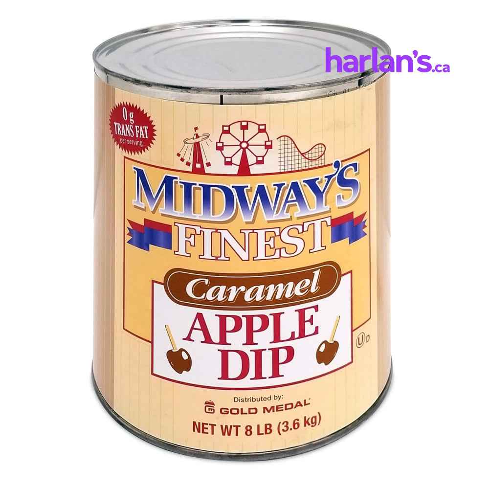 Midway's Finest Caramel Apple Dip - Case of 6 x 8lb Cans -Item#5580