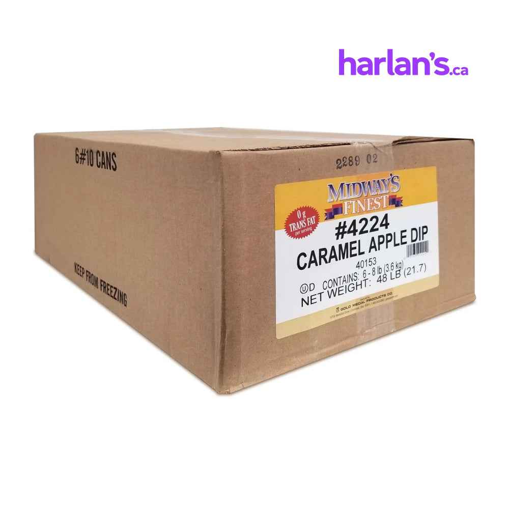 Midway's Finest Caramel Apple Dip - Case of 6 x 8lb Cans -Item#5580
