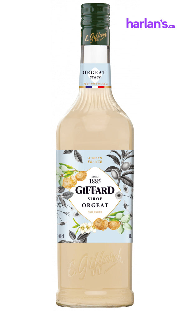 Orgeat (Vanilla) Syrup (1L | Mix & Match Flavours - groups of 6) - Harlan Fairbanks Canada