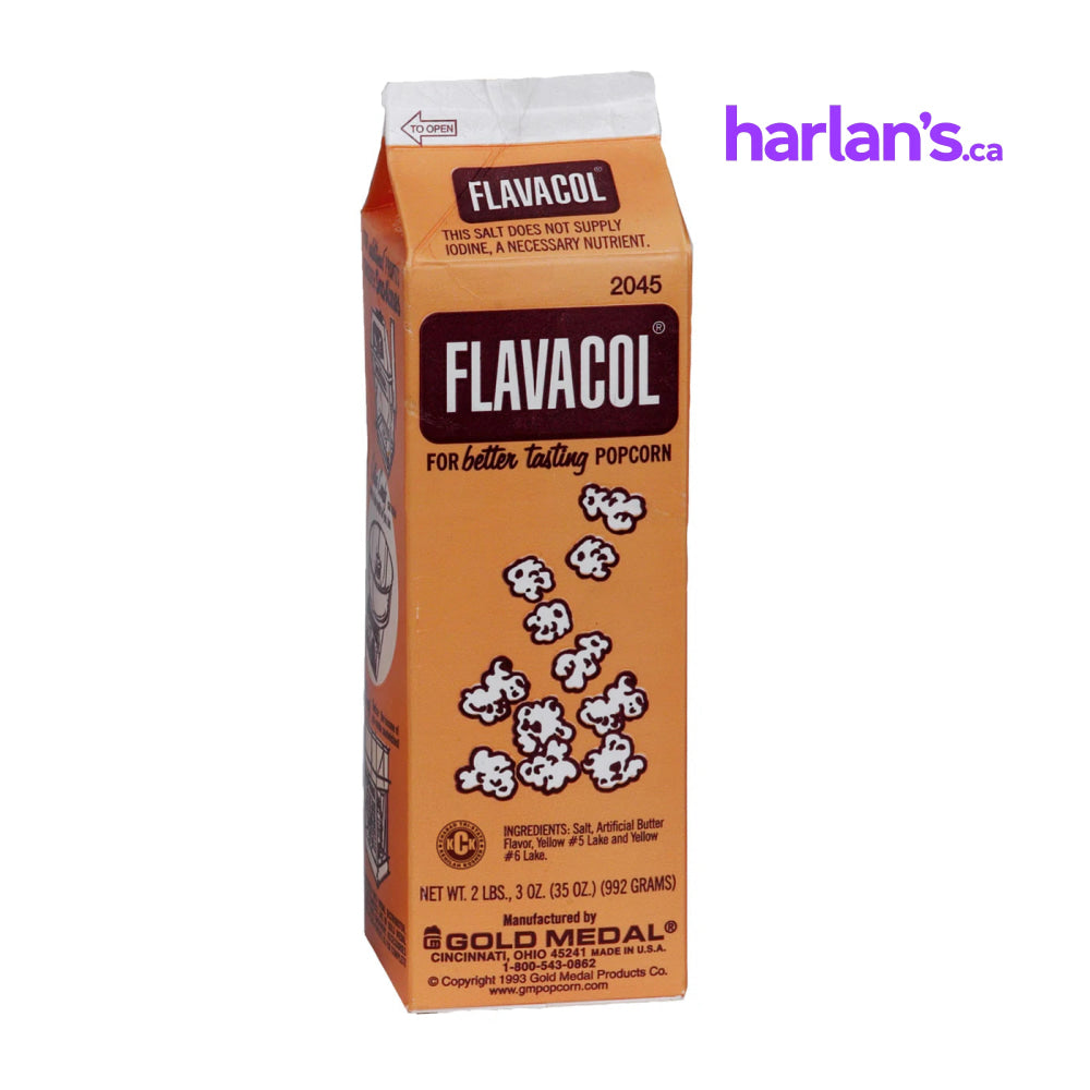 Original Flavacol Carton - Theatre Popcorn Seasoning -Item#512045 - Harlan Fairbanks Canada