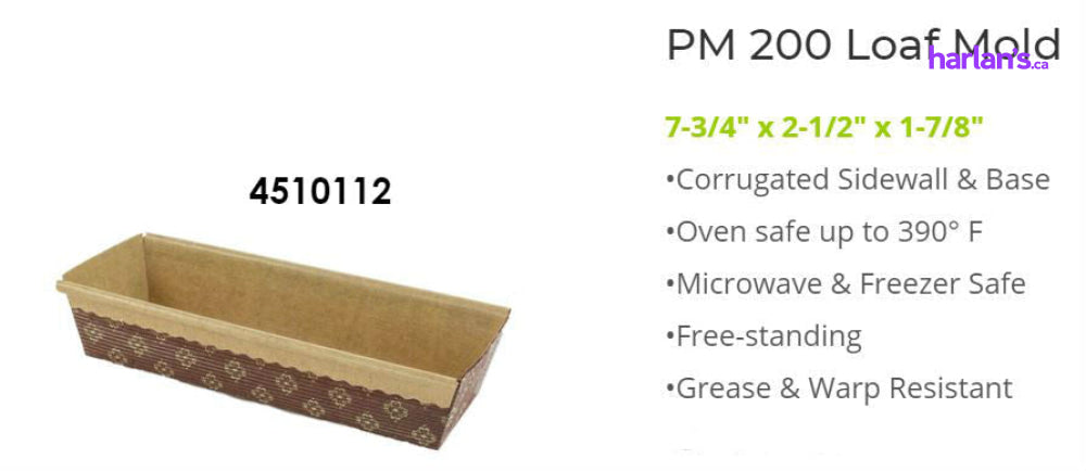Pape Baking Mould: Loaf - PM200 4510112G - Harlan Fairbanks Canada