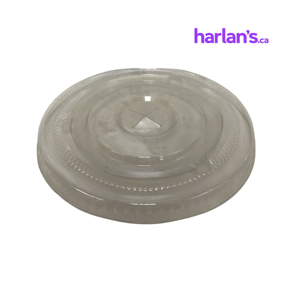 PETE 12oz-24oz Flat Lid - 1000 per case -Item#82312LF - Harlan Fairbanks Canada