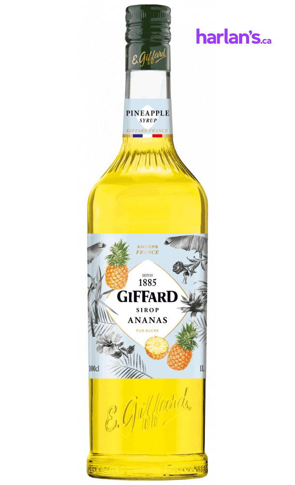 Pineapple Syrup (1L | Mix & Match Flavours - groups of 6) - Harlan Fairbanks Canada