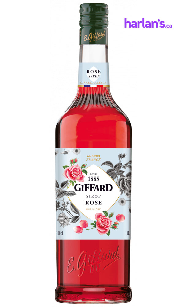 Rose Syrup (1L | Mix & Match Flavours - groups of 6) - Harlan Fairbanks Canada