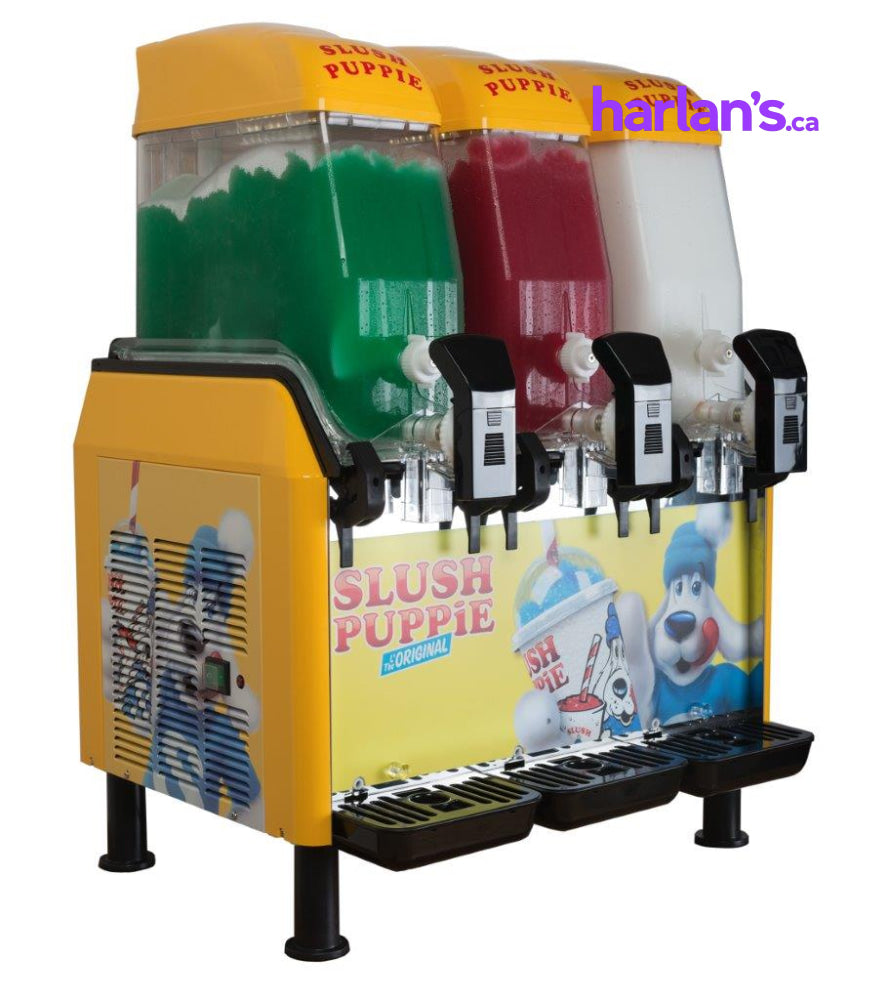 Slush Puppie Triple Bowl Slush Machine with LED Panel - Harlan Fairbanks Canada
