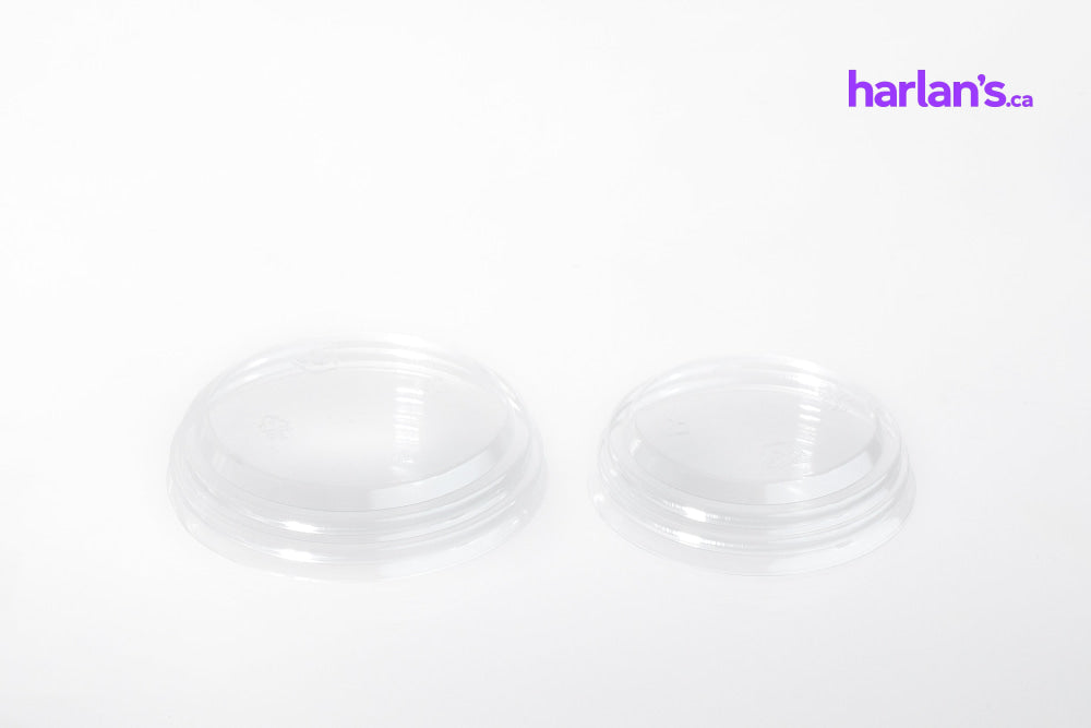 T08-12 FLAT LIDS FOR GELATO CUPS 80CC-120CC - 1000/case - Item#45030192 - Harlan Fairbanks Canada