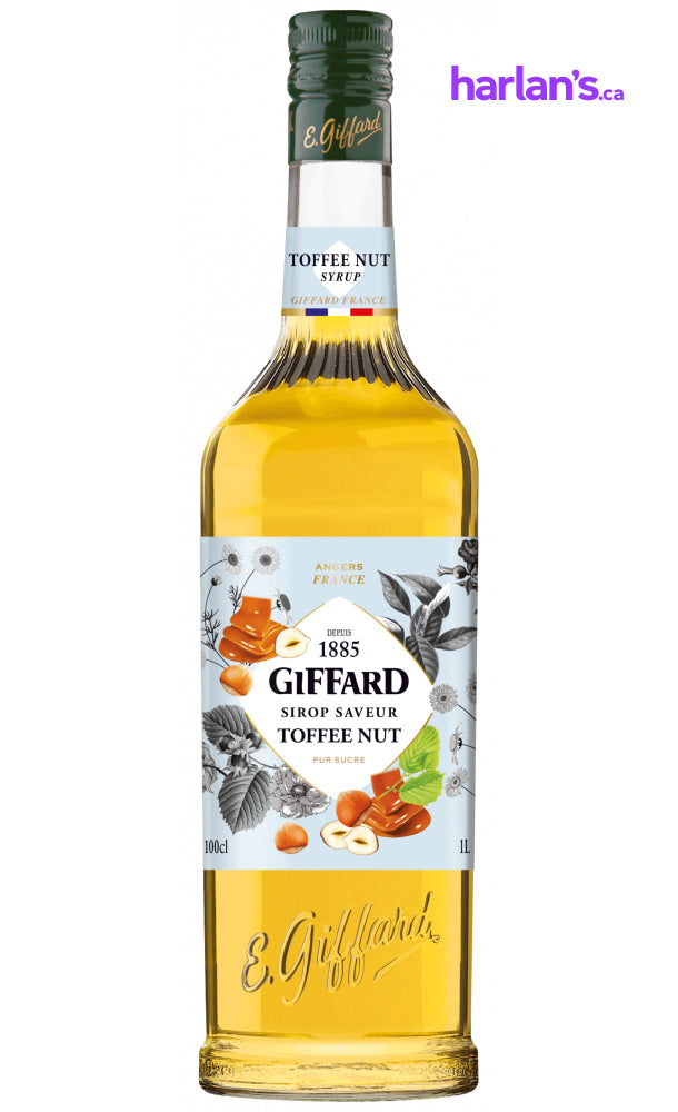 Toffee Nut Syrup (1L | Mix & Match Flavours - groups of 6) - Harlan Fairbanks Canada