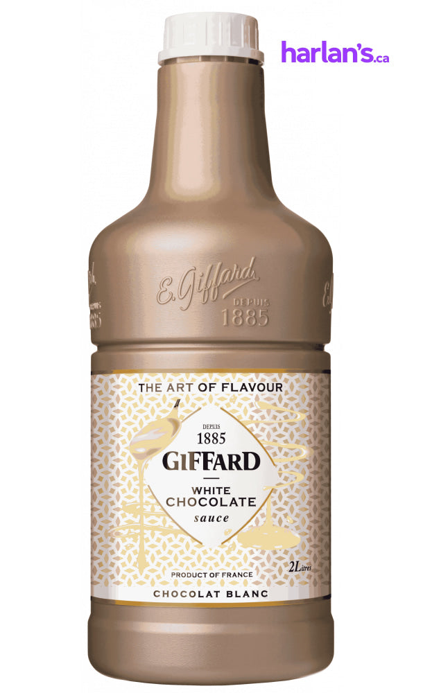 White Chocolate Sauce (1L | Mix & Match Flavours - groups of 6) - Harlan Fairbanks Canada