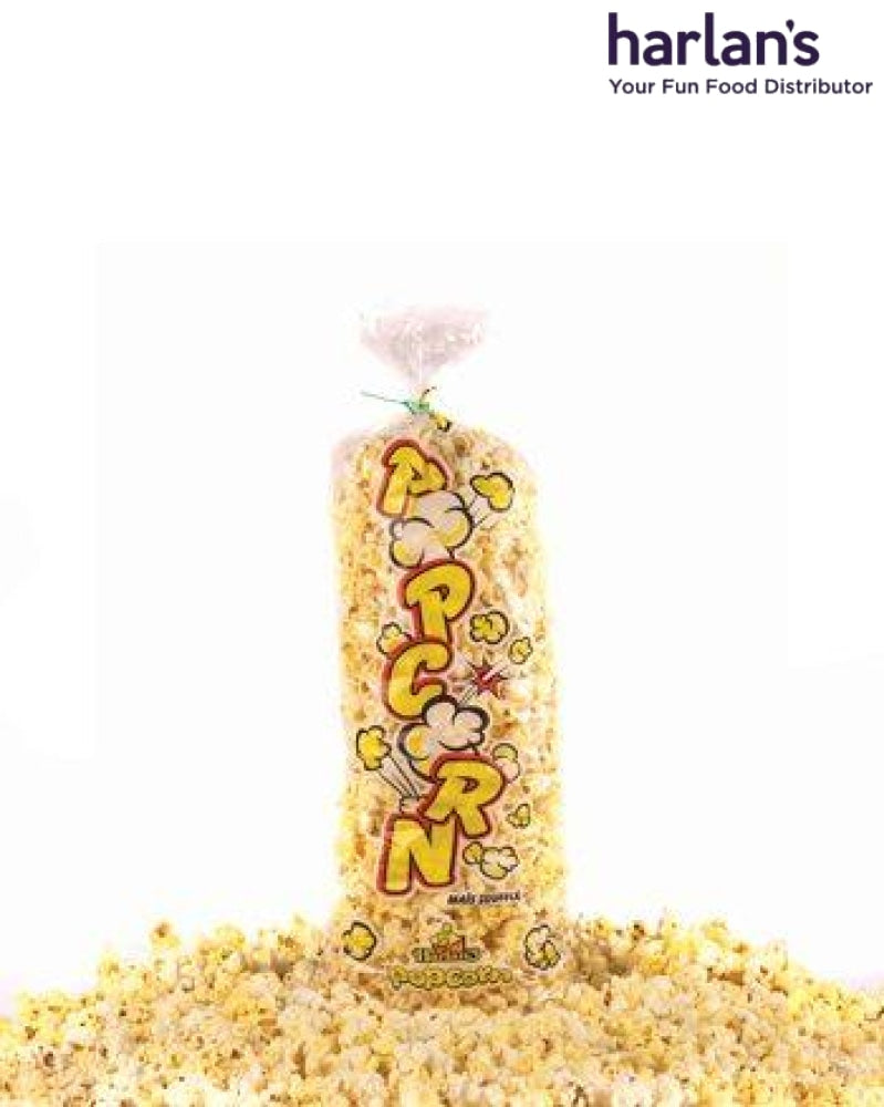 18'' Poly Popcorn Bags 4oz Clear - 1000/case-