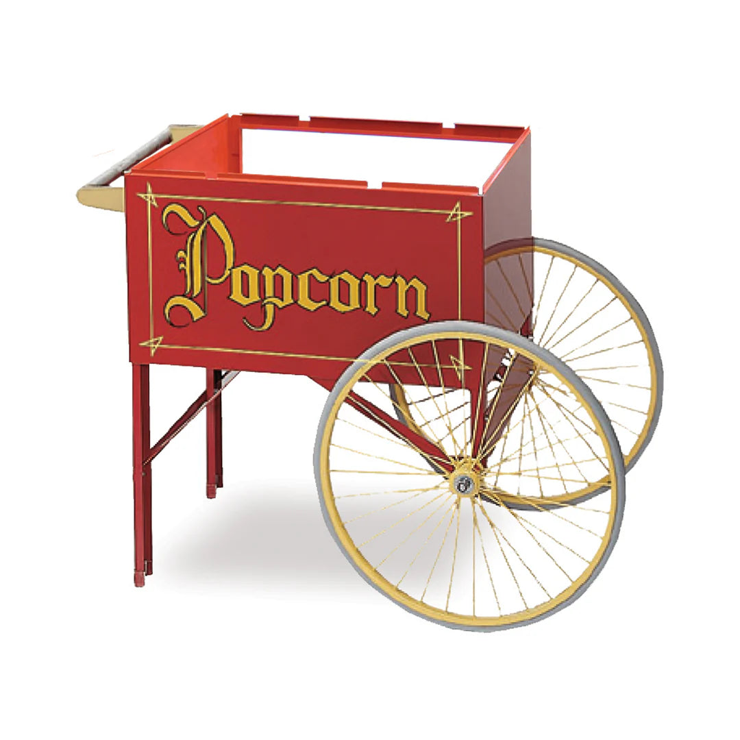 28" Popcorn Cart Red
