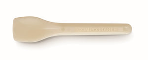 PLA COMPOSTABLE GELATO SPOONS - 9.5CM - 10 KG/ CS - Item # 452010
