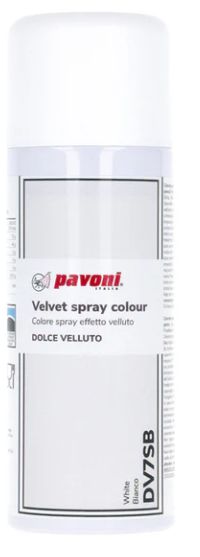 SPRAY VELVET WHITE 400ML PAVONI - ITEM# 45DV7