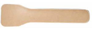 KRAFT PAPER GELATO SPOON - 9.5cm - 6000/CS  - 45P095