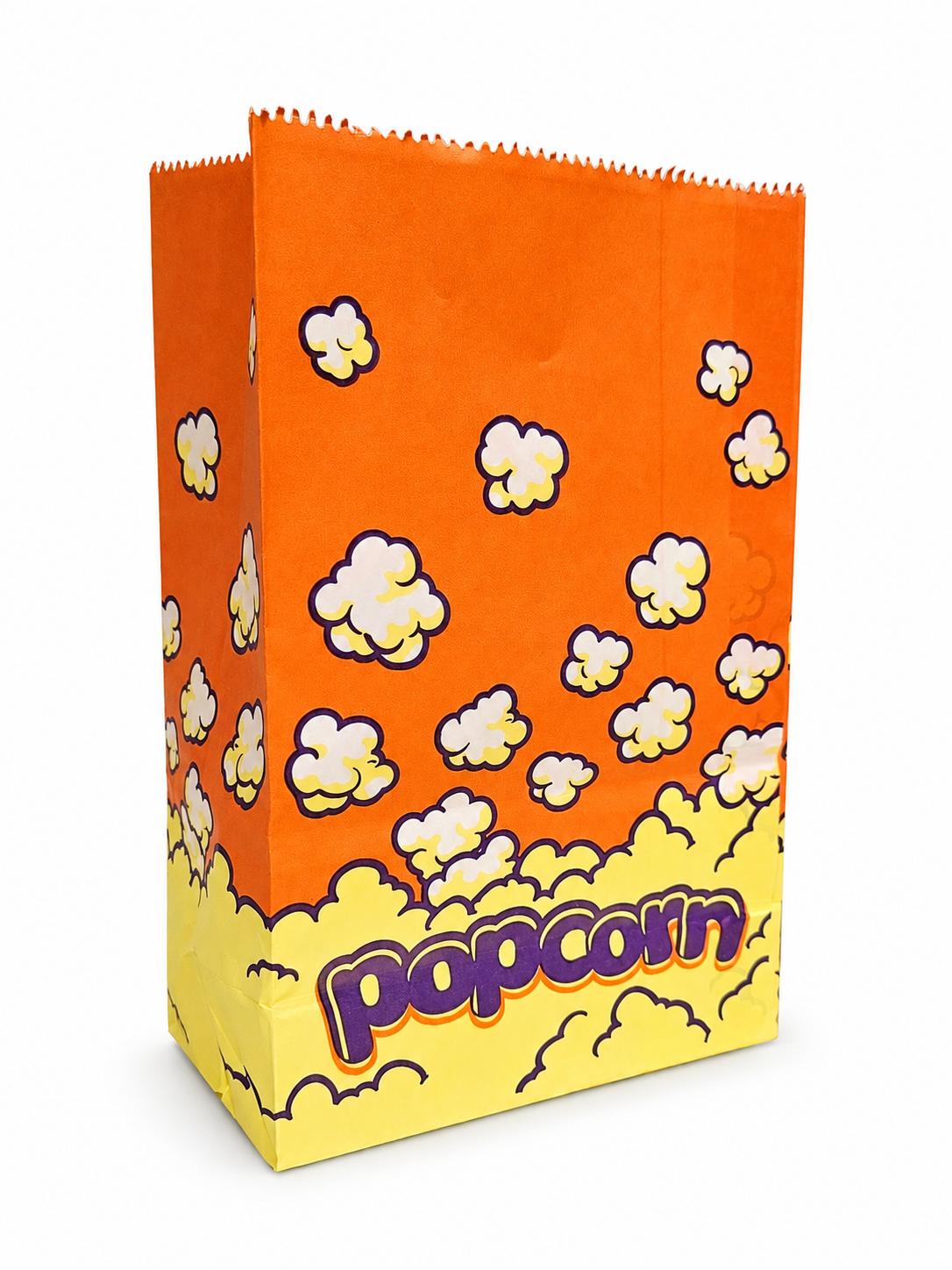Flat Bottom Printed Popcorn Bag - Small - 500/case -Item#84B15